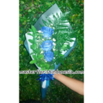 Bunga Handbouqet mawar biru 087878740559