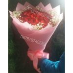 Jual Hand Bouquet 30 tangkai mawar merah for valentine