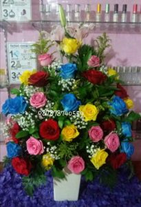 Jual Bunga Vase Mix Mawar Lily di Jakarta Utara