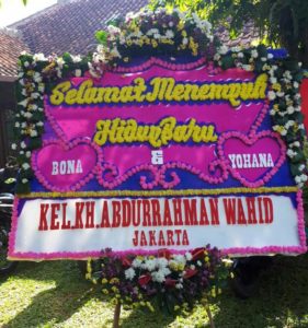 Jual Bunga Papan Pernikahan di Kota Bogor 087878740559
